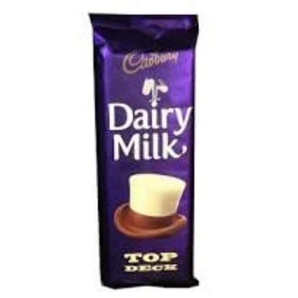Cadbury Dairy Milk Top Deck (12 pack X 80g bars) - Imported from South Africa