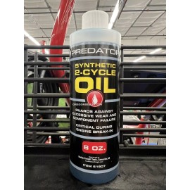 Predator 2 Cycle high performance Engine Oil Synthetic PREDATOR 8 oz. Power Equipment