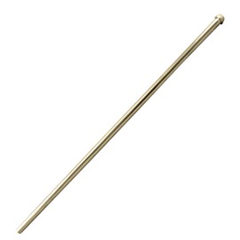 Westbrass D122-2-01 1/2" x 20" Brass Bullnose Faucet Riser Supply Line, Polished Brass (2-Pack)