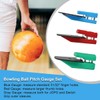 Bowling Ball Pitch Gauge Set for Finger, Thumb & Switch