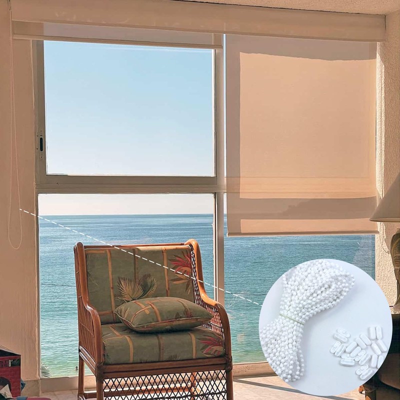 10 Meter Roller Blind Cord with 10 Connectors 10m (32.8