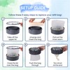 SNAPR 8-Pack 6m Nappy Bin Refill Compatible with Tommee Tippee