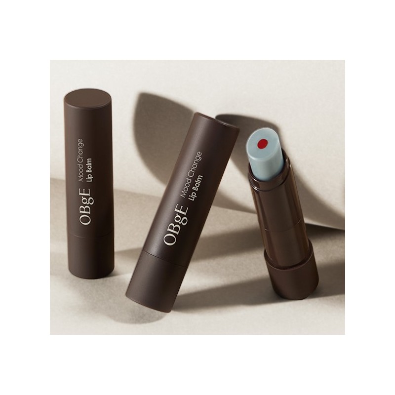 OBge Mood Change Lip Balm, Natural Red (Blueberry..., 1 piece