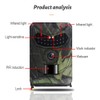 Trail Camera 16MP 1080P HD Video Game Camera with 26pcs