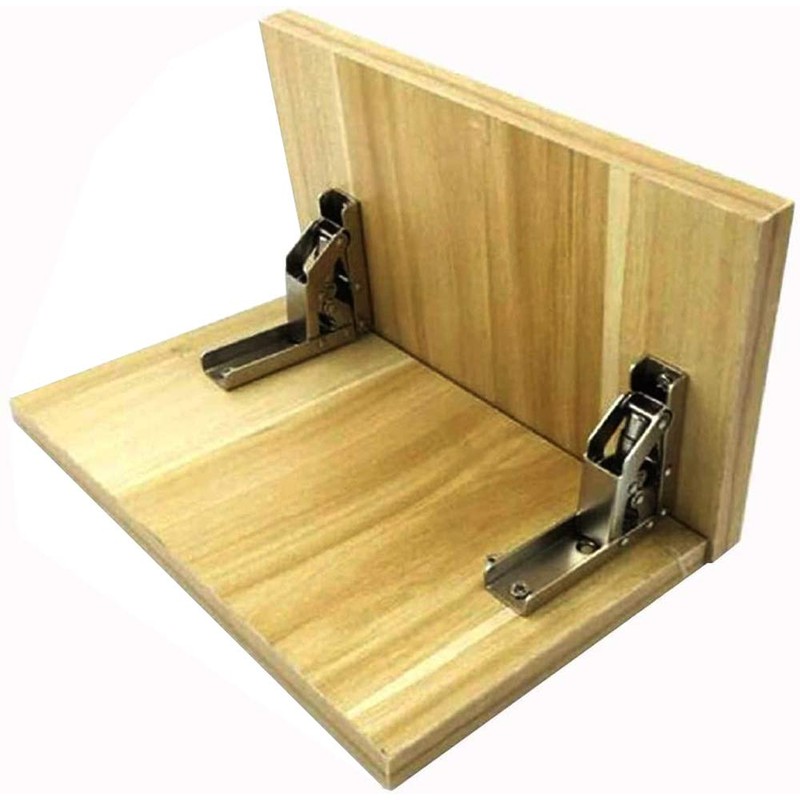 WANLIAN 90 Degree Folding Door/Shelf Hinge Hidden Bracket Table Holder