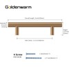 goldenwarm 10 Pack Champagne Bronze Cabinet Pulls Gold Cabinet Handles