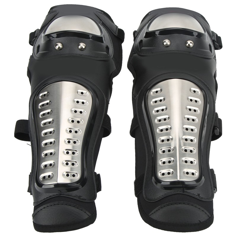 1 Pair Motorcycle Knee Pads Drop Resistance Rubber Cycling Protective