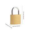 PINGEUI 12 Pack Small Brass Padlock, Padlocks with Keys, Mini