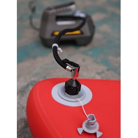 JOIBA 2Pcs Inflatable Boat SUP Pump Adaptor Air Pump Converter,Standard Conventional Pump Adaptor Air Valve Adaptor Attachment for Inflatable Boat/Stand Up Paddle Board/Inflatable Bed & Surf Paddl