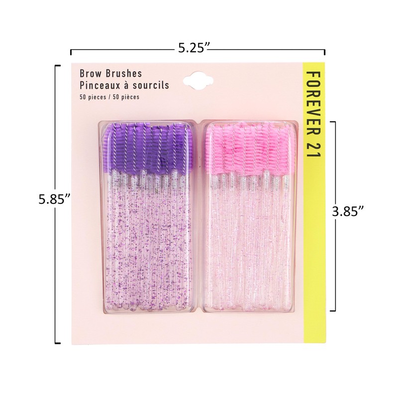 Forever 21 Brow Brushes - 50pc Glitter Handle Brow Brush