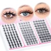 Manga Lash Clusters Wispy Eyelash Clusters 3 Styles Mix Natural