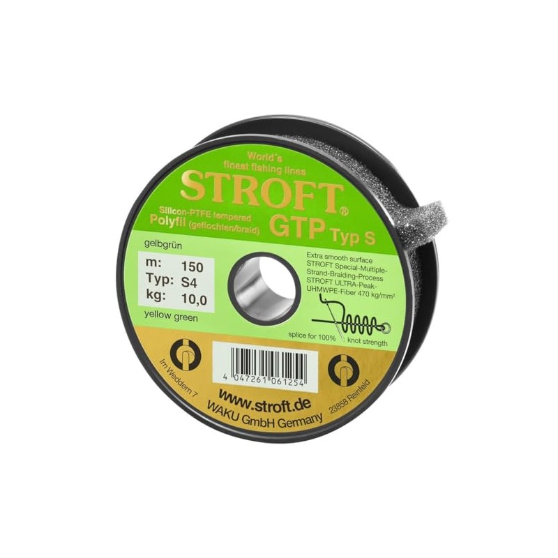 WAKU STROFT GTP S Type 4 Yellow Green 150 m