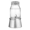 Classic Home Ice Cold Beverage Drink Dispenser Durable Glass Lock