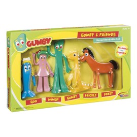NJ Croce Gumby & Friends Collectible Figures, Boxed Set