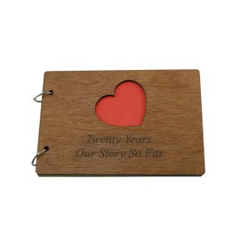 20 Years Our Story So Far - Scrapbook, Photo Album or Notebook Idea for 20th Anniversary