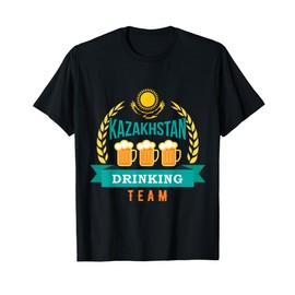 Republic of Kazakhstan Qazaqstan Kazakhian Beer T-Shirt