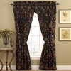Waverly Felicite Window Valance, Noir