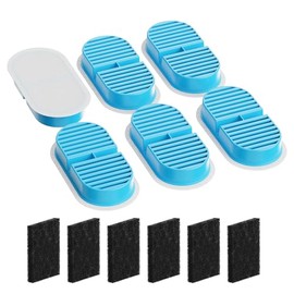 Cat Water Fountain Filters: 12 Cat Fountain Filters Replacement for TOONIOOS W2 - Pet Fountain Filters - 3 Months Set of Pet Water Fountain Filter - 6 Carbon Filters + 6 Sponges Filters