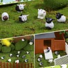 FairySandy 200 Pcs Mini Animals Miniature Resin, Cute Miniature Figurines