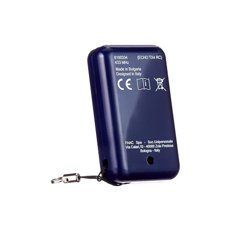 6100334 Echo TX4 2-Channel Transmitter with Frequency 433MHz GENIUS