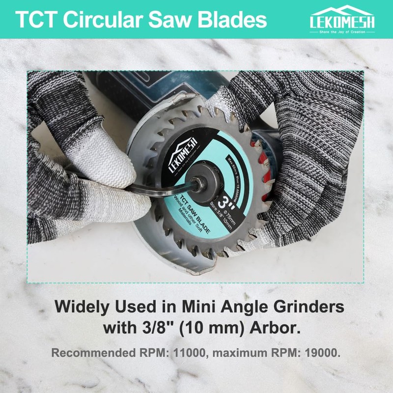 LEKOMESH Circular Saw Blade TCT 85 x 15 mm -