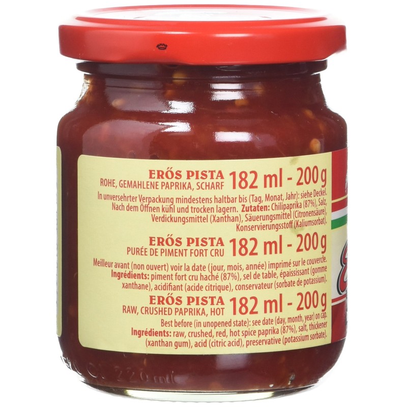 Hungarian Crushed Paprika Paste - Hot 200g