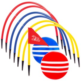 Franklin Kick Croquet Game Set - Perfect for Kids and Adults - Combines Soccer and Croquet - Great for Outdoor Play