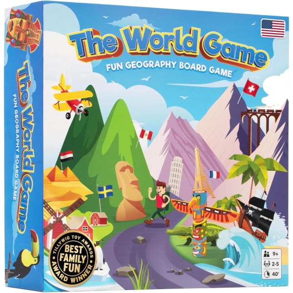 Does not apply - Fun Geography Board Game - Educational