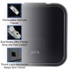 RecPro RV White Exterior Shower Box with Hot & Cold
