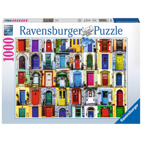 Ravensburger Doors of the World 1000 Piece Jigsaw Puzzle for Adults – Every piece is unique, Softclick technology Means Pieces Fit Together Perfectly