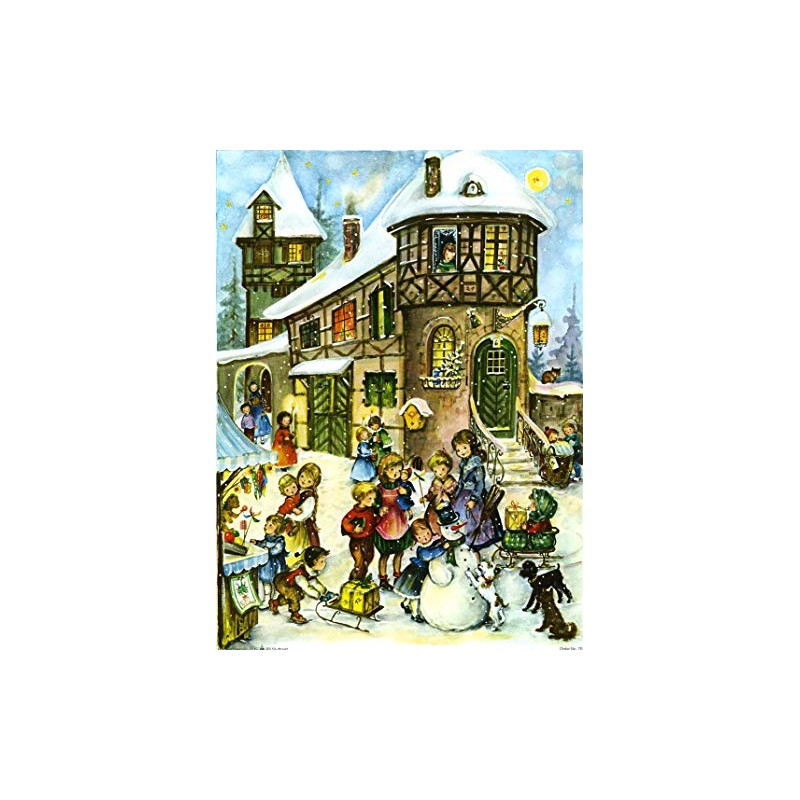 Alexander Taron Large Village and Kids Advent Calendar