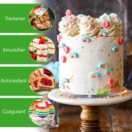 Calcium Lactate Powder, 6oz Pure Calcium Lactate Food-Grade, Helps Neutralize Food Acidity, Non-GMO Food Stabilizer and Bulking Agent for Dairy Products, Breads, Pastries, Ice Cream, Jellies