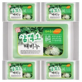 Seongwon 삼백초 성원 목욕비누 때비누 세수비누 미용비누 5개 Sam Baek Cho Cleansing Soap Bath Soap Face Soap Beauty Soap 5ea