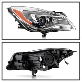 ACANII - For Replacement 2014-2017 Buick Regal Halogen Model Projector Headlight Headlamp Right Passenger Side