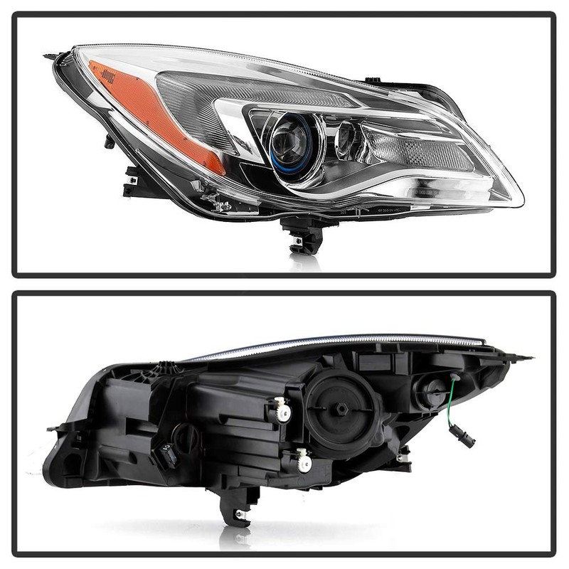 ACANII - For Replacement 2014-2017 Buick Regal Halogen Model Projector