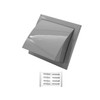 H&C VENT Grey Exhaust Hood Vent 190 mm with 125