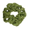 12 Pack Solid Hair Ties Scrunchies - Olive