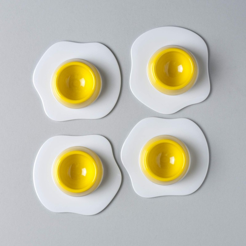 Zeal G278B Egg Cup, White/Yellow