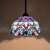 Capulina Tiffany Lamp Stained Glass Pendant Lights 12 Inches Wide