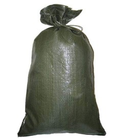 Yuzet 1x Green Woven Polypropylene Sandbags For Flood Defence