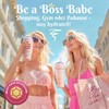 FACKELMANN Paris Hilton - Pink Stainless Steel Water Bottle with