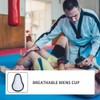 Yardwe Protector De Entre Transpirable para Hombres 4 Piezas Copa