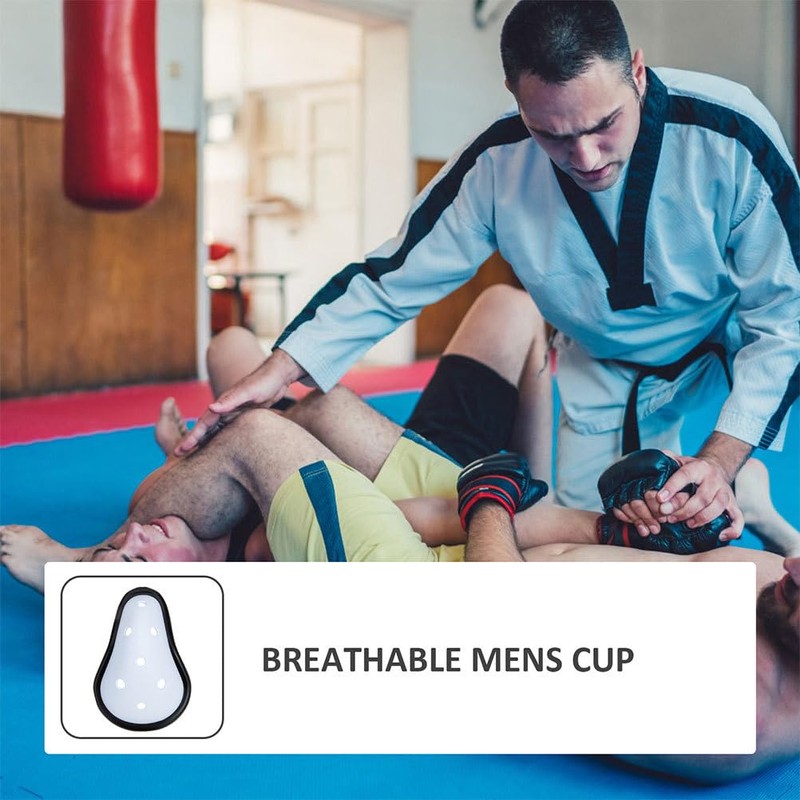 Yardwe Protector De Entre Transpirable para Hombres 4 Piezas Copa