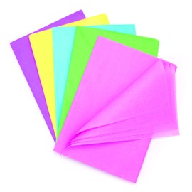 Baker Ross Bulk Pack Pastel Tissue Paper (Pack of 25) - For Kids to Make and Design in Spring
