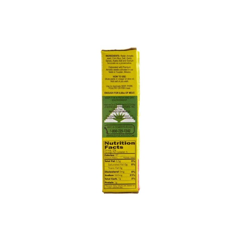 El Yucateco Paste Achiote, 3.5 oz