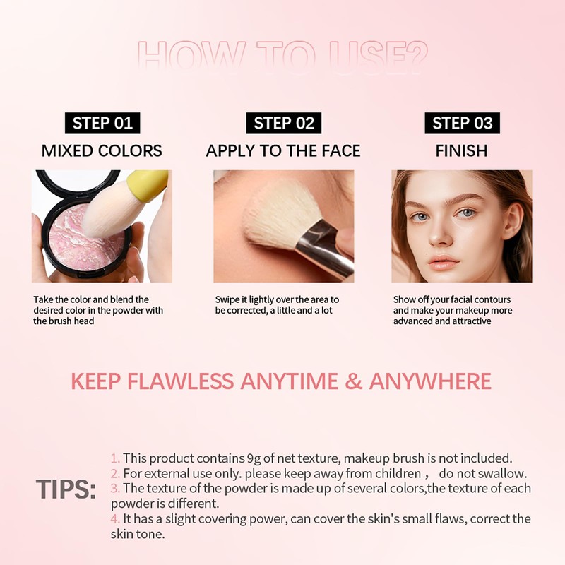 Foundation Fixing & Contouring, available in 4 shades, semi-matte setting