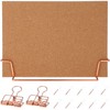 Artibetter Cork Board Bulletin Board with Stand Tabletop Bulletin Board