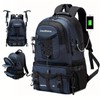 Men's Ultimate Travel Backpack: Durable, Water-Resistant & Lightweight with Detachable