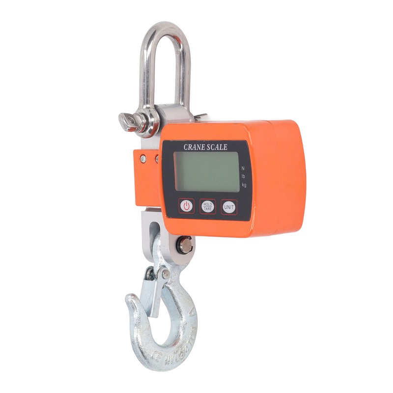 Orange Hanging Hook Scale LCD HD Digital Display High Accuracy
