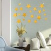 20pcs Stars Acrylic Mirror Wall Stickers,Sparkles and Stars Wall Decals